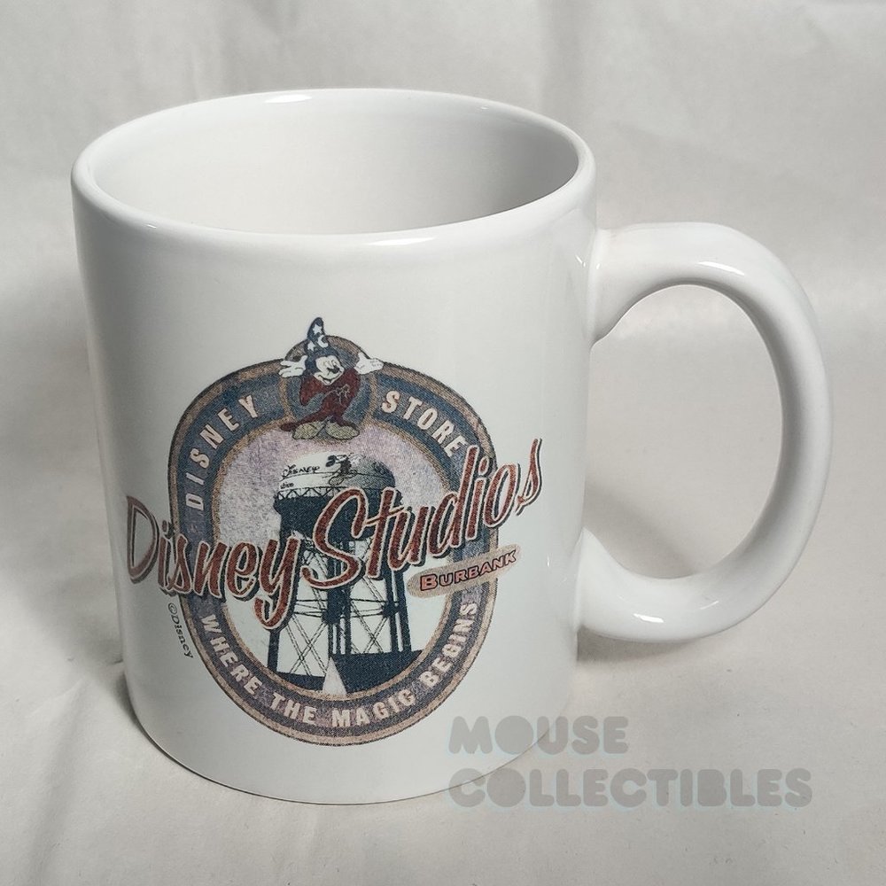 2001 Disney Studios Burbank Cast Member Disney Store Mug 6 Year Anniversary